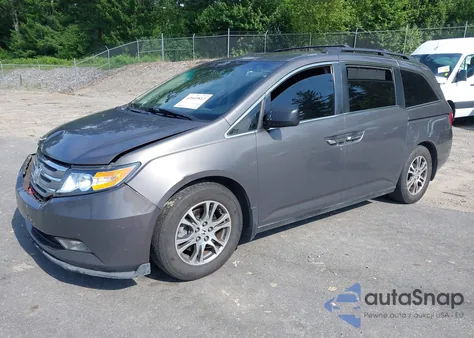 2013 Honda Odyssey Ex-L from USA, damaged, VIN 5FNRL5H69DB071743